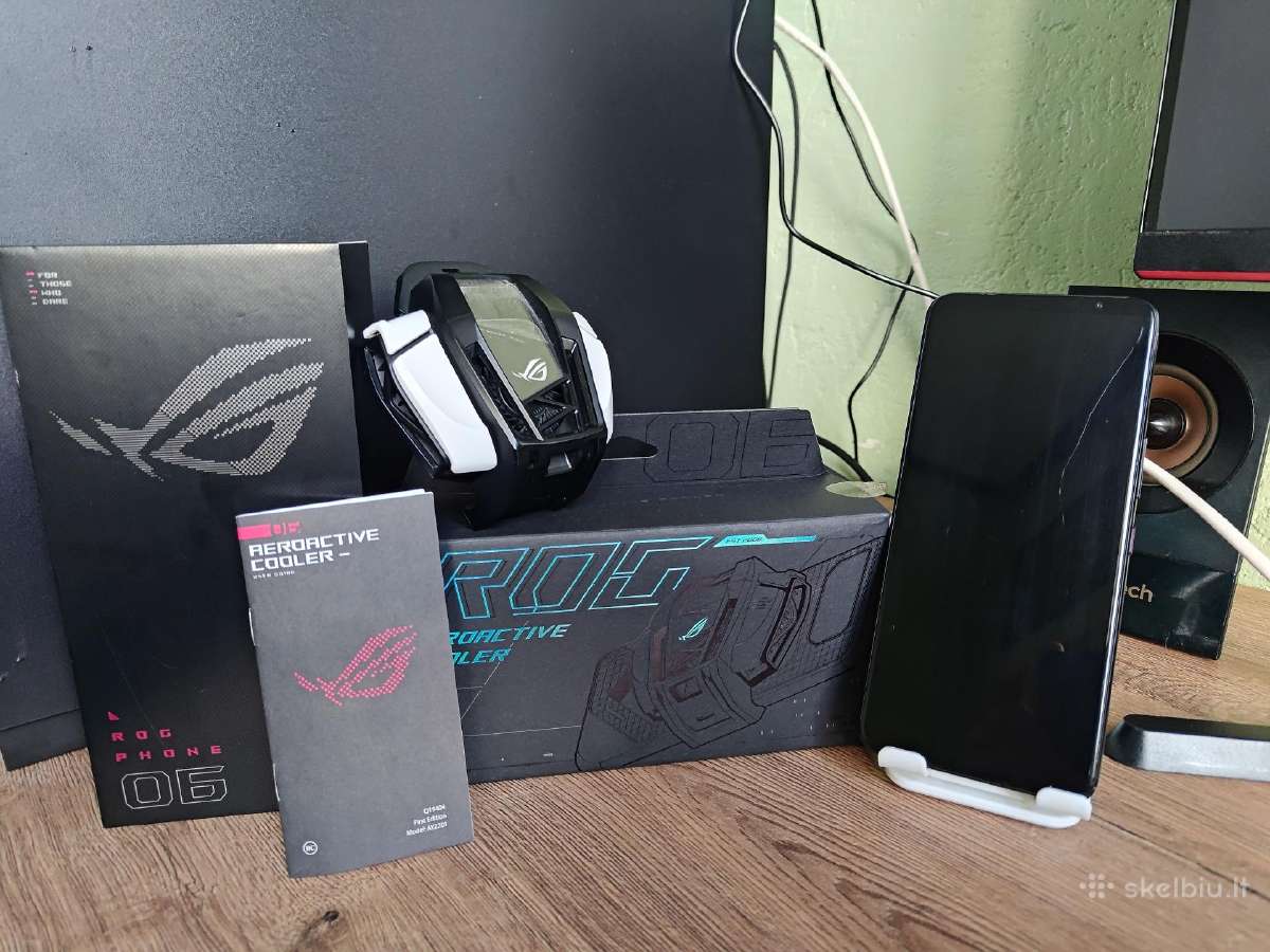 Asus Rog Phone 6 + Aeroactive cooler 6 - nuotraukos Nr. 2