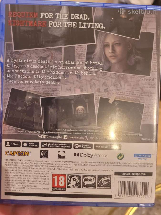 Resident Evil Requeim Ps 5 - nuotraukos Nr. 2