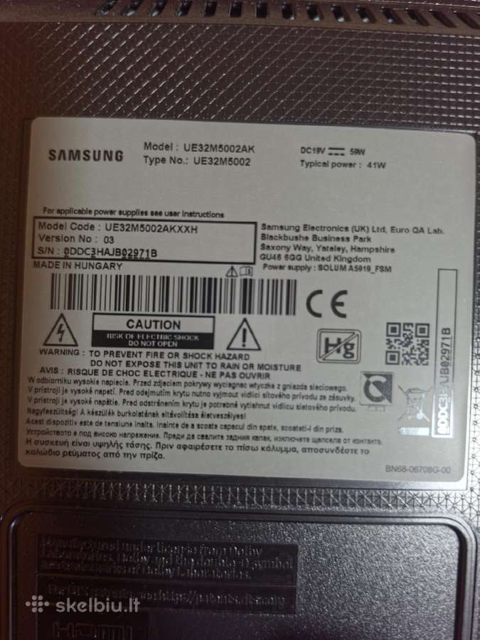 Keičiu Samsung 32" Full HD LED televizorių - nuotraukos Nr. 2