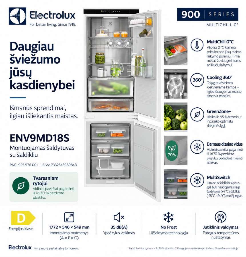 Aeg/electrolux įmontuojami šaldytuvai - nuotraukos Nr. 5
