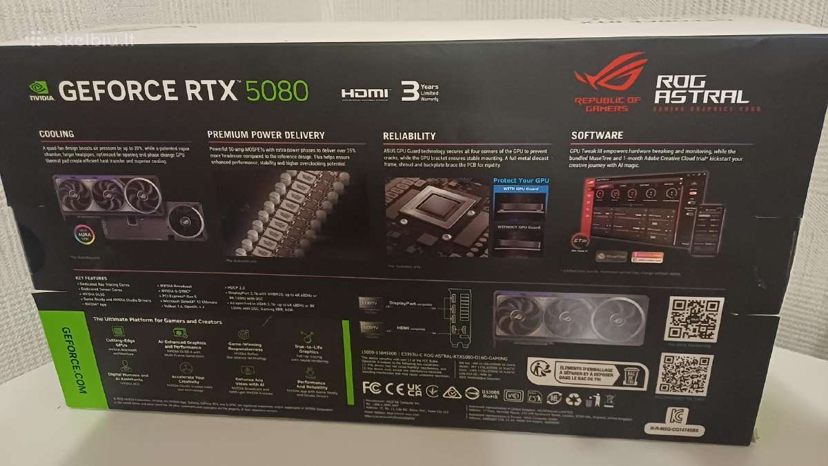 Rtx 5080 Rog Astral naudota - nuotraukos Nr. 4