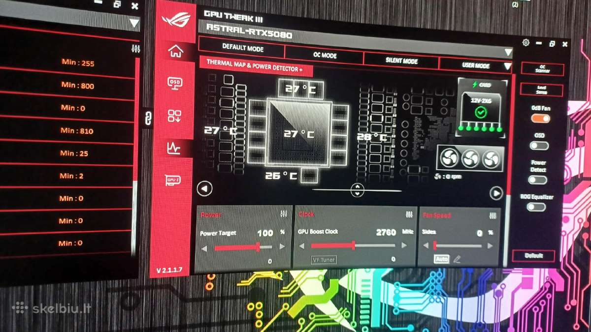Rtx 5080 Rog Astral naudota - nuotraukos Nr. 8