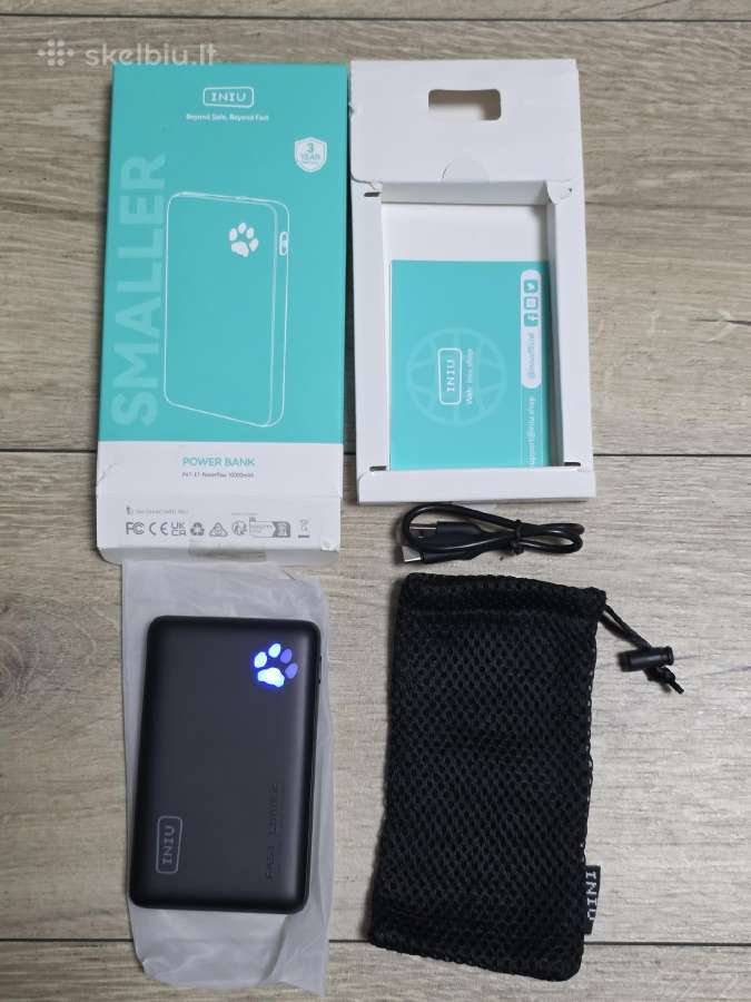 Power Bank Iniu 10000mah 22.5w greitas krovimas - nuotraukos Nr. 2
