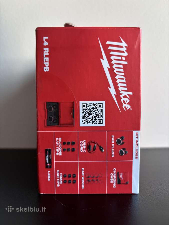 Milwaukee L4 Rlepb Bluetooth ausinės - nuotraukos Nr. 3