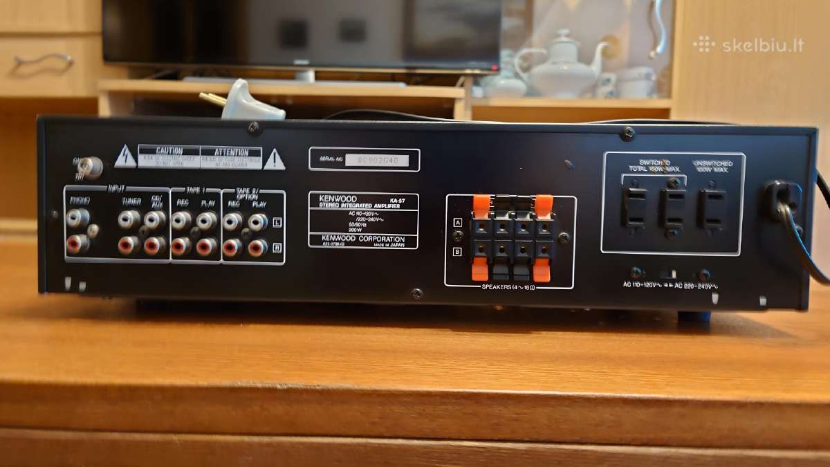 Kenwood Ka-57 stereo stiprintuvas (Made in Japan) - nuotraukos Nr. 2