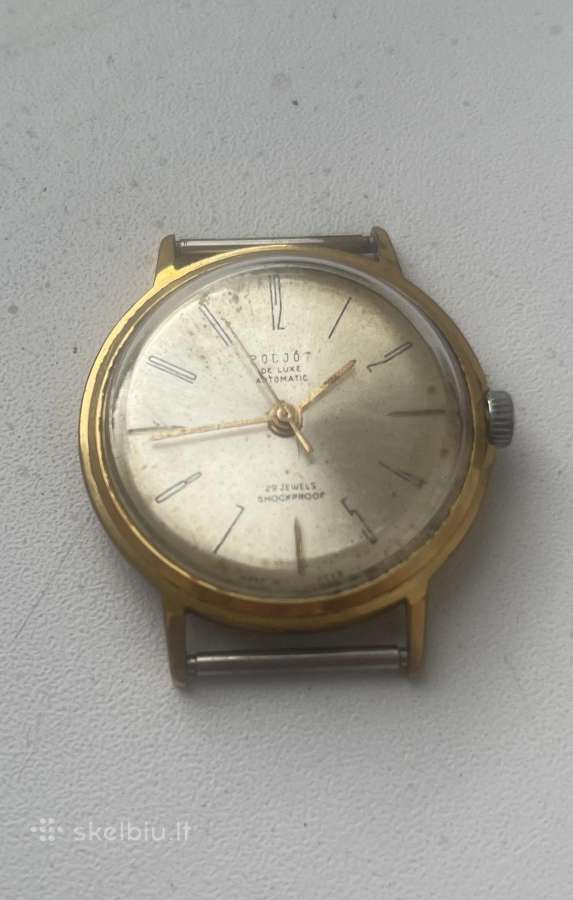 Vintažinis „Poljot De Luxe Automatic“ laikrodis - nuotraukos Nr. 2