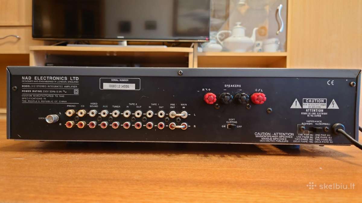 Nad 312 Stereo Integrated Amplifier - nuotraukos Nr. 2