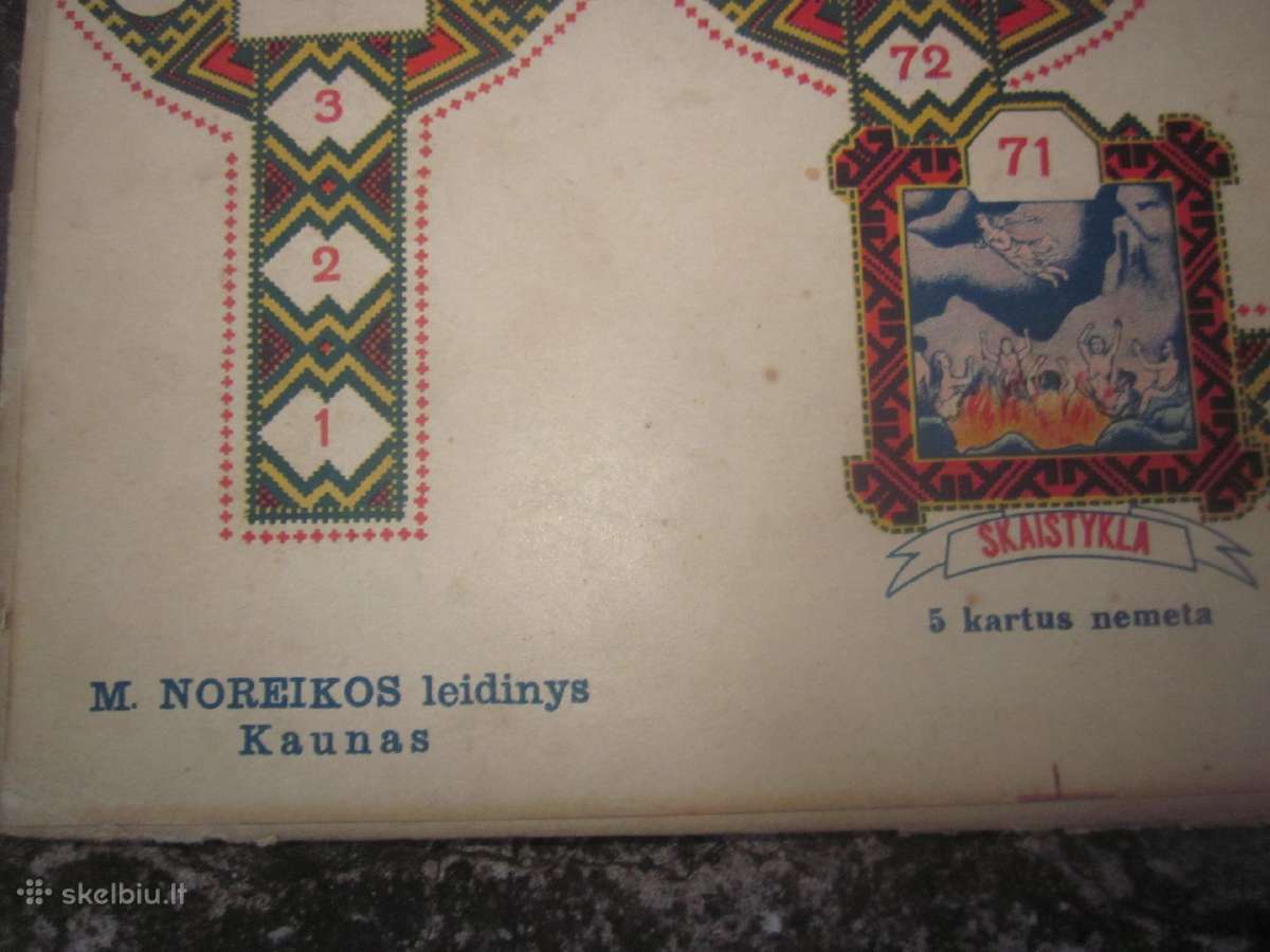 Senoviniai tarpukario lietuviški stalo žaidimai - nuotraukos Nr. 5