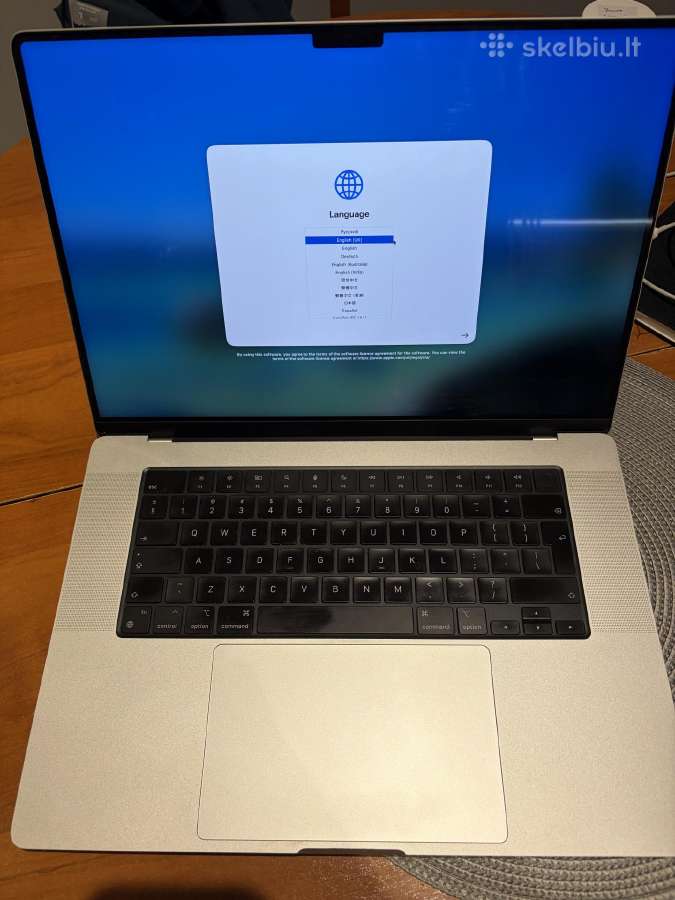 MacBook Pro M2 16.2 16gb 512gb SSD 2023 - nuotraukos Nr. 3