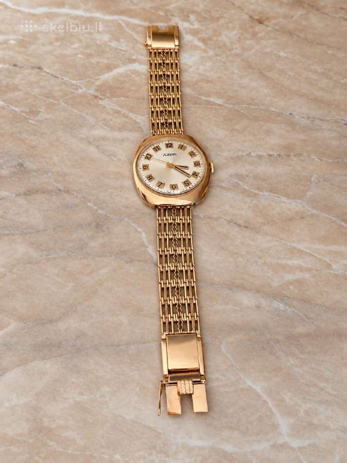 Originalus sovietinis „raketa“ auksinis laikrodis - nuotraukos Nr. 4
