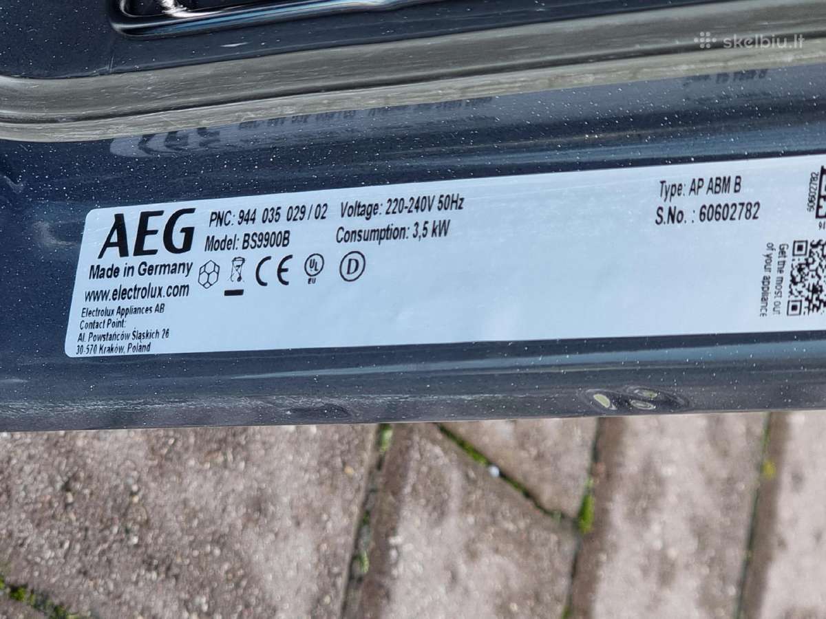 Nauja Aeg Bs9900b su garais - nuotraukos Nr. 25