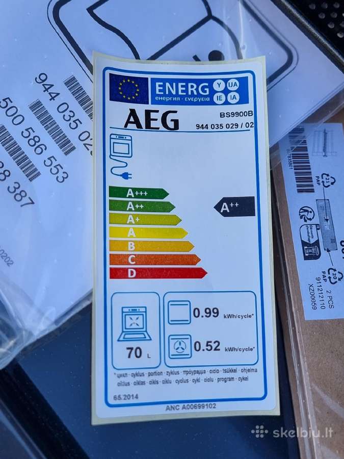 Nauja Aeg Bs9900b su garais - nuotraukos Nr. 31