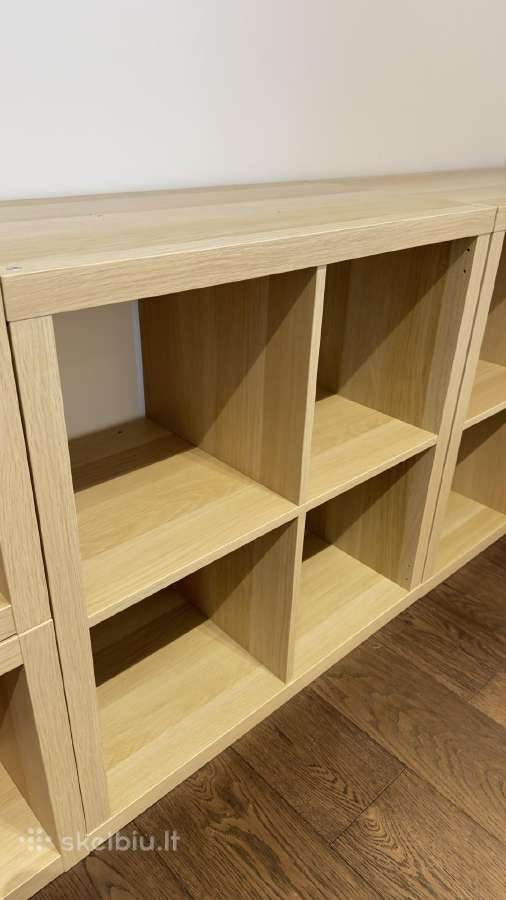 Ikea Kallax lentynos 2 vnt 77x77cm ir 2 vnt 41x41 - nuotraukos Nr. 2