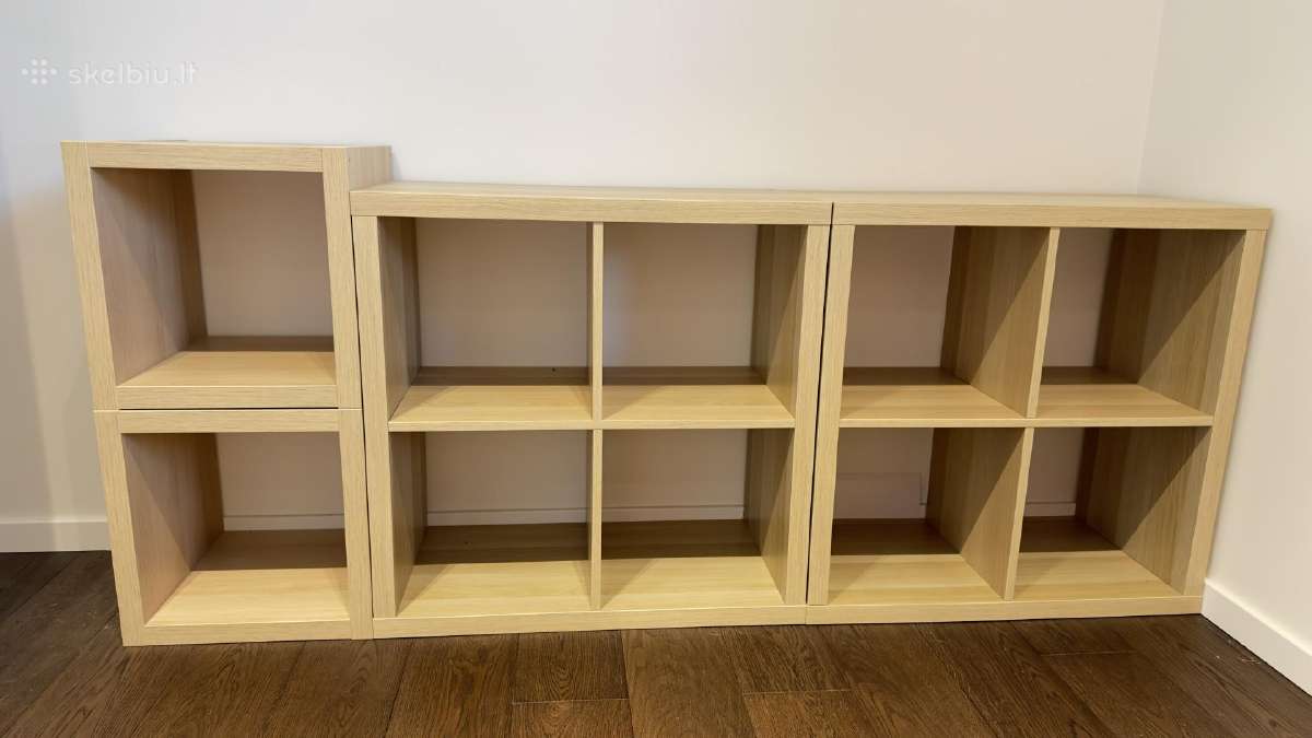 Ikea Kallax lentynos 2 vnt 77x77cm ir 2 vnt 41x41 - nuotraukos Nr. 3