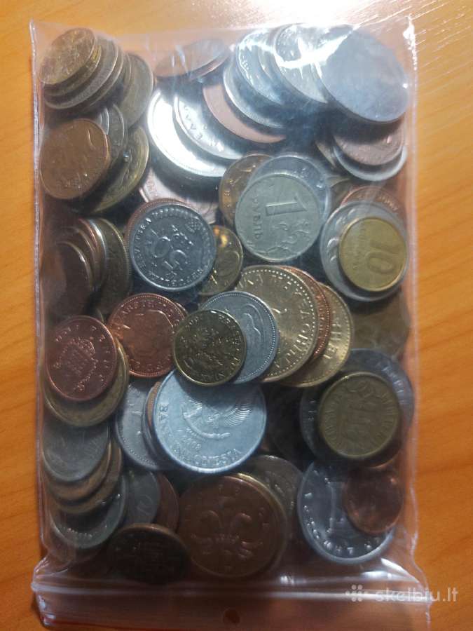 Parduodu monetų miksas 0,650 kg. - nuotraukos Nr. 2