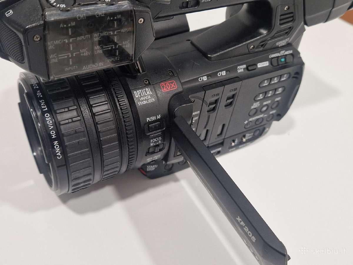 Profesionali vaizdo kamera Canon Xf20 - nuotraukos Nr. 2