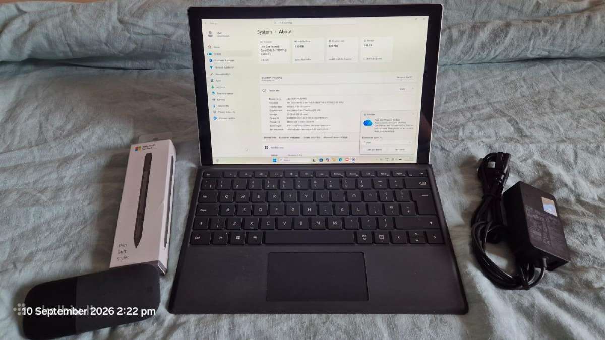 Microsoft Surface Pro 7+ 11gen 8gb 256gb Pen Mouse - nuotraukos Nr. 20