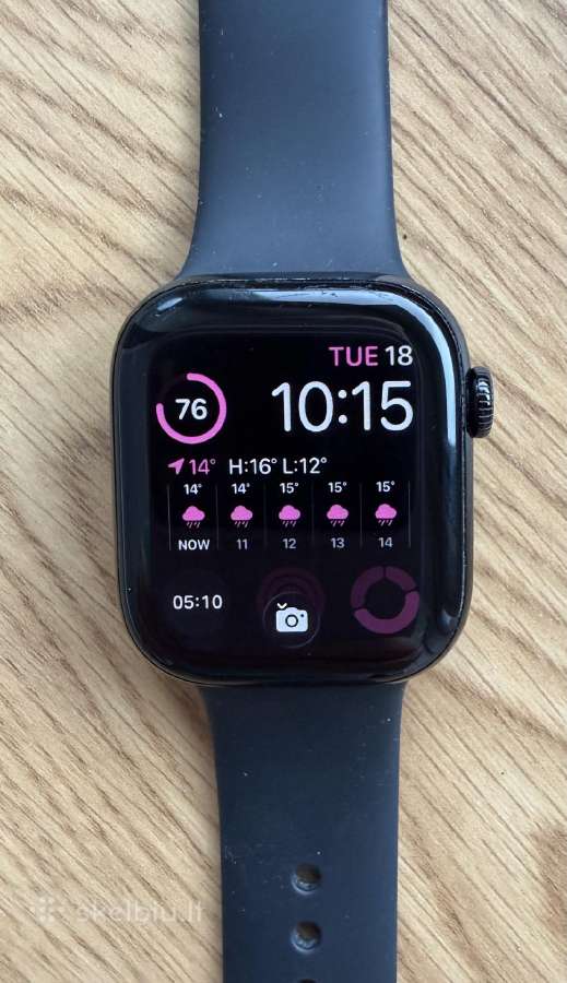 Apple Watch 10 GPS 42mm Black - nuotraukos Nr. 5