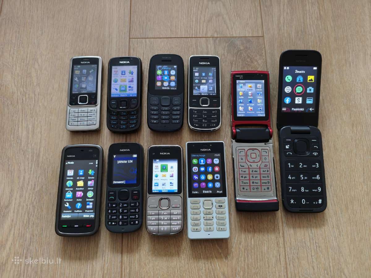 Nokia mygtukiniai telefonai - nuotraukos Nr. 2