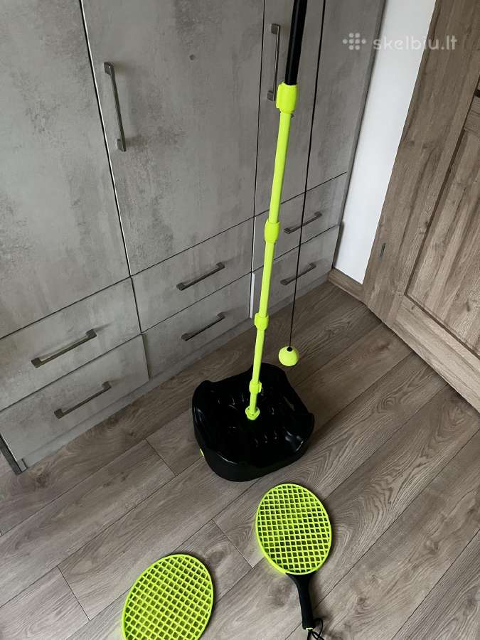 Badmintono / lauko žaidimo komplektas su stovu - nuotraukos Nr. 2