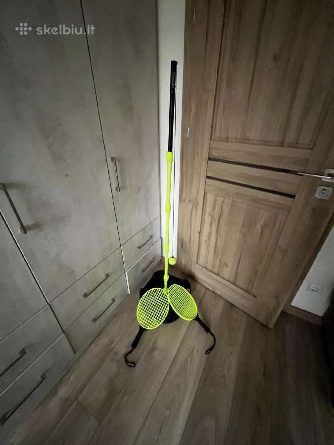 Badmintono / lauko žaidimo komplektas su stovu - nuotraukos Nr. 3
