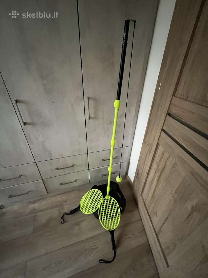 Badmintono / lauko žaidimo komplektas su stovu - nuotraukos Nr. 4