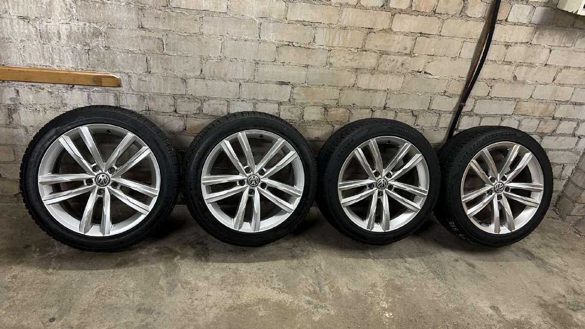 Oem VW R18 lieti ratlankiai Dartford su padangomis - nuotraukos Nr. 5