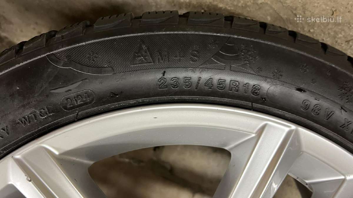 Oem VW R18 lieti ratlankiai Dartford su padangomis - nuotraukos Nr. 9