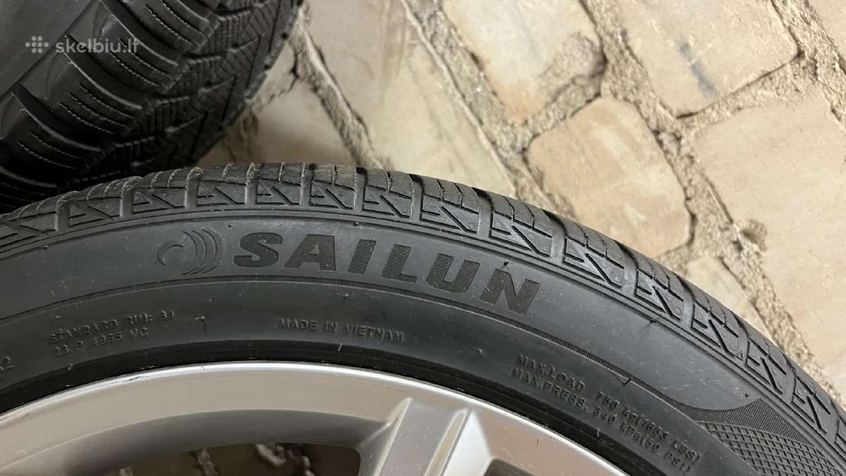 Oem VW R18 lieti ratlankiai Dartford su padangomis - nuotraukos Nr. 10