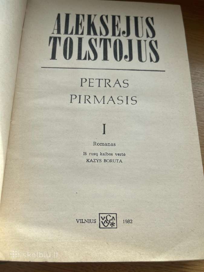 Knyga A.tolstojus Petras pirmasis - nuotraukos Nr. 2
