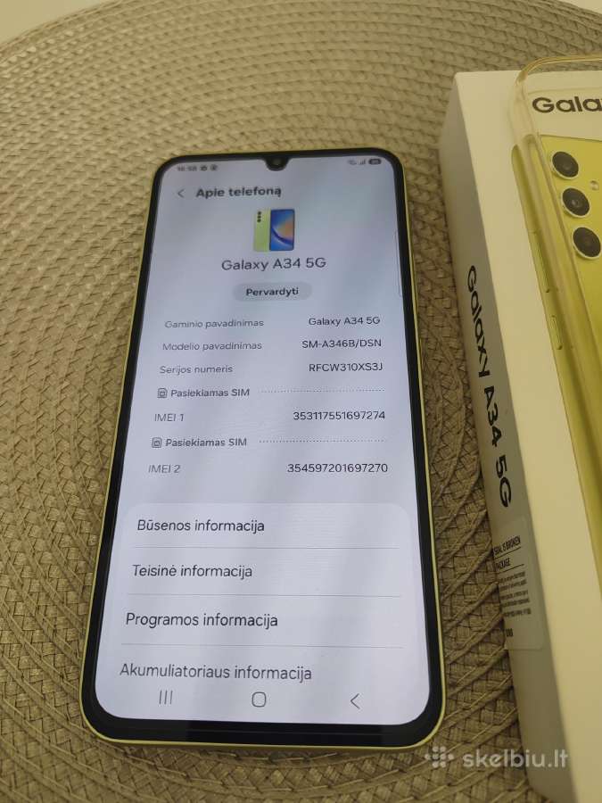 Samsung A34 - nuotraukos Nr. 5