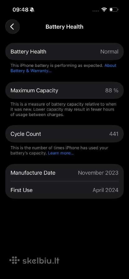 Apple iPhone 15 Pro 128 GB - nuotraukos Nr. 9