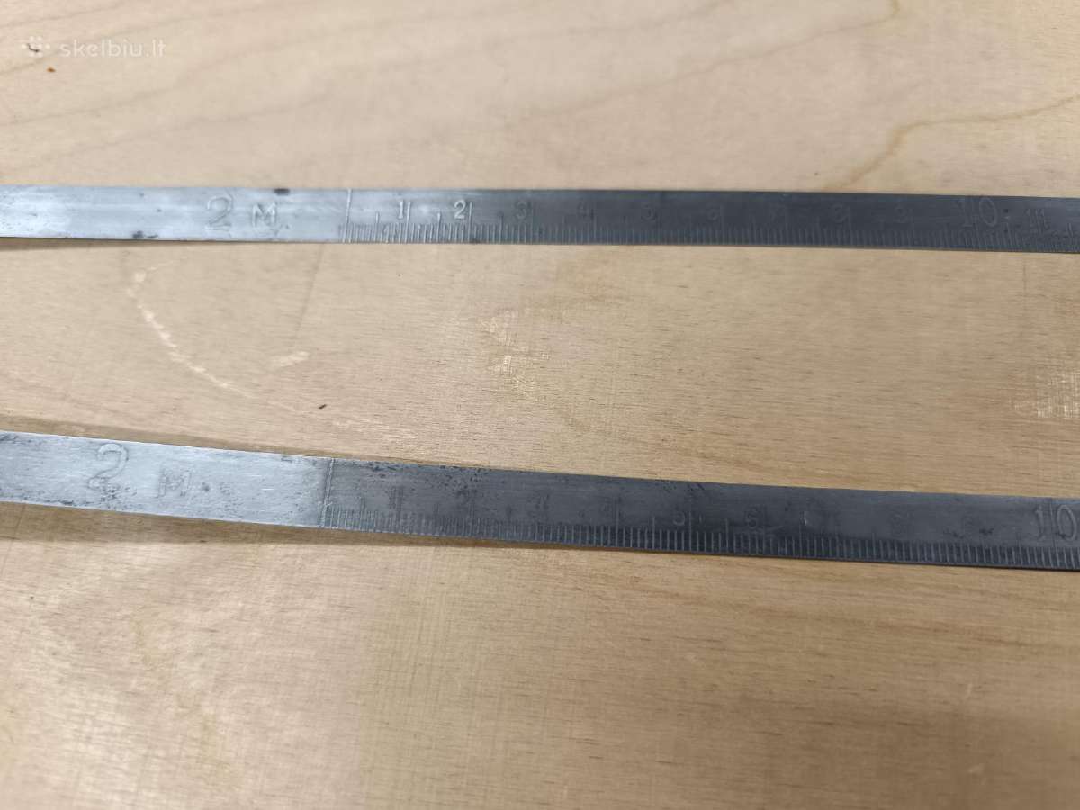 Senos geros metalinės ruletės –2m - nuotraukos Nr. 2