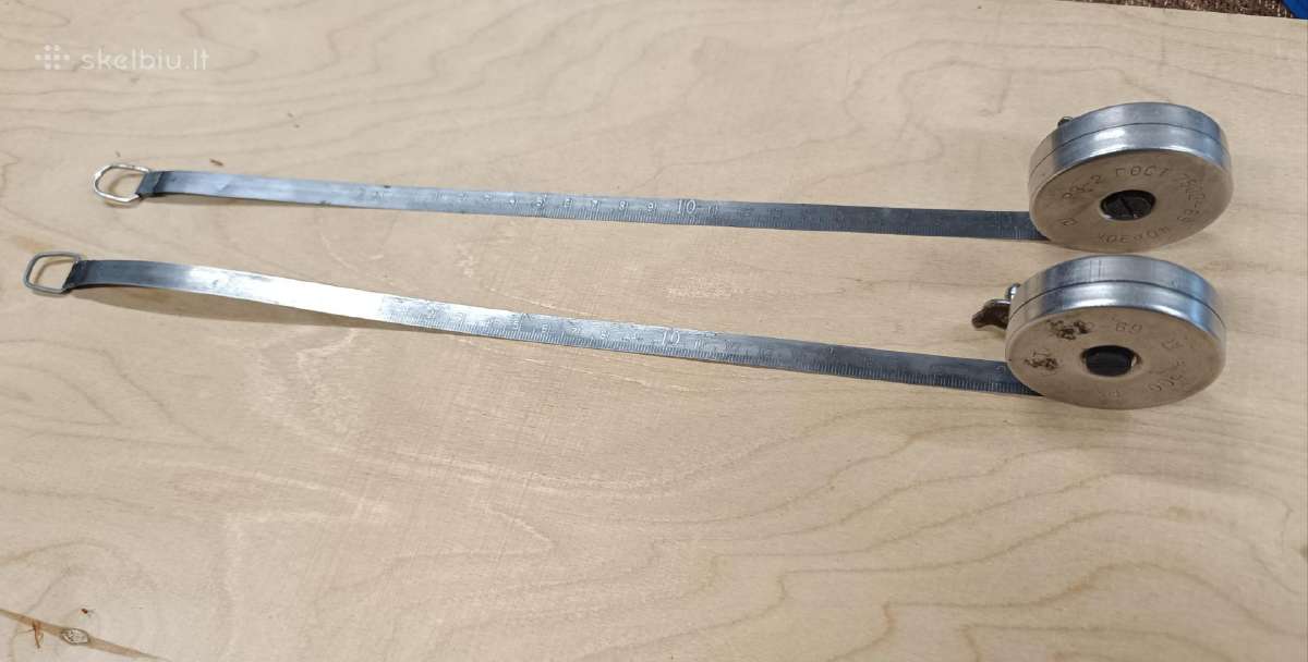 Senos geros metalinės ruletės –2m - nuotraukos Nr. 3