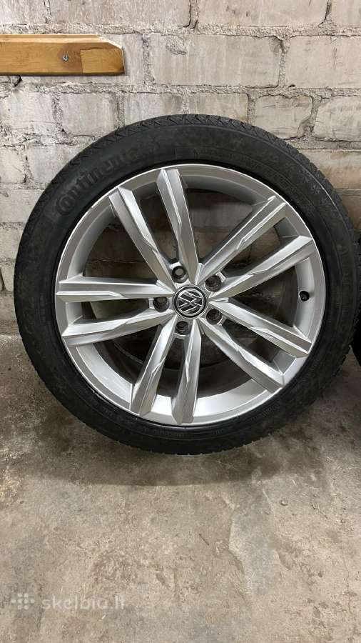Oem VW ratlankiai R18 su žieminėmis padangomis - nuotraukos Nr. 2