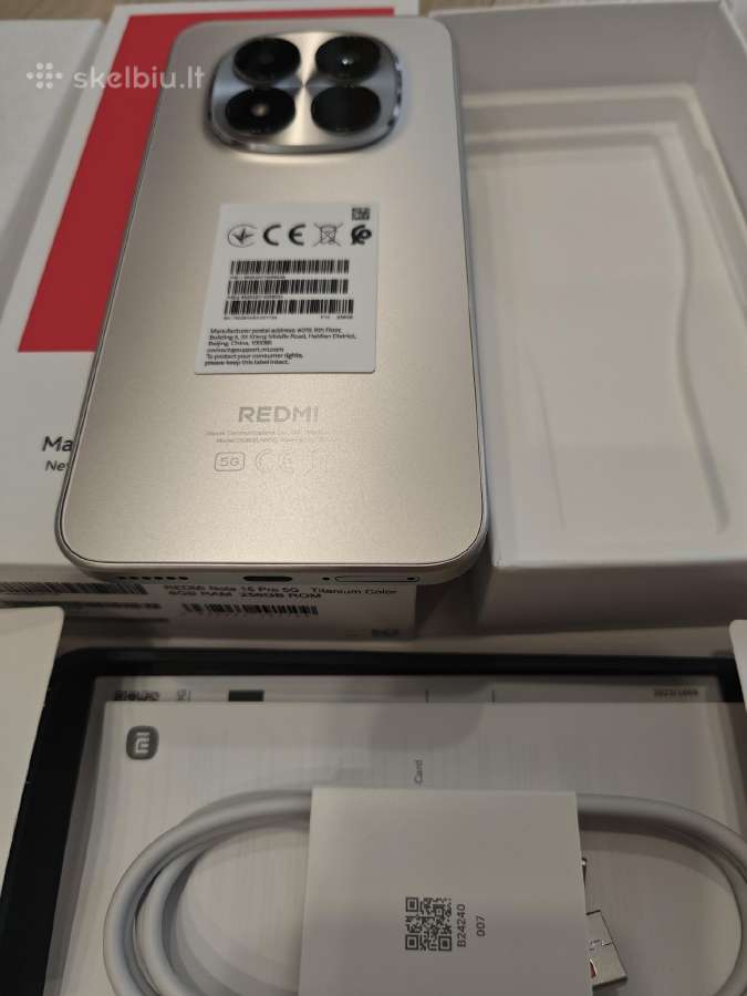 Naujas Redmi Note 15 Pro 5G, 256 GB - nuotraukos Nr. 2