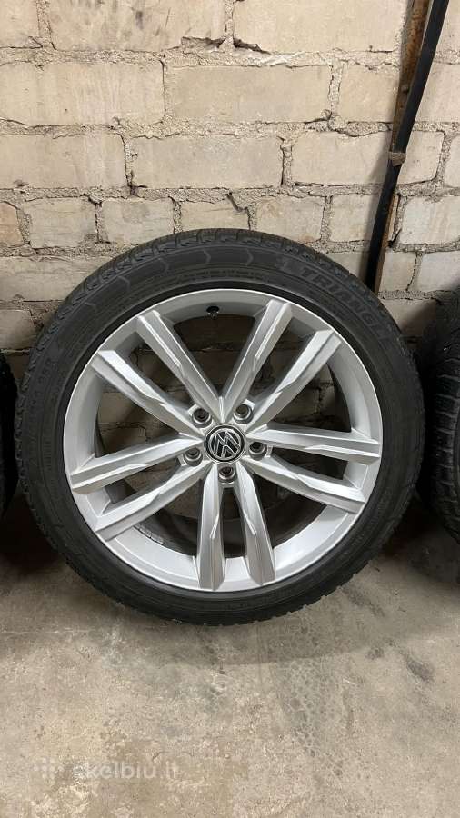 Oem VW ratlankiai R18 su žieminėmis padangomis - nuotraukos Nr. 3