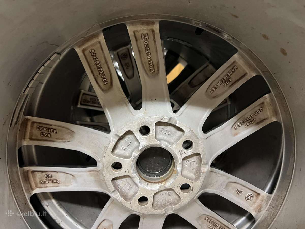 Oem VW ratlankiai R18 su žieminėmis padangomis - nuotraukos Nr. 26