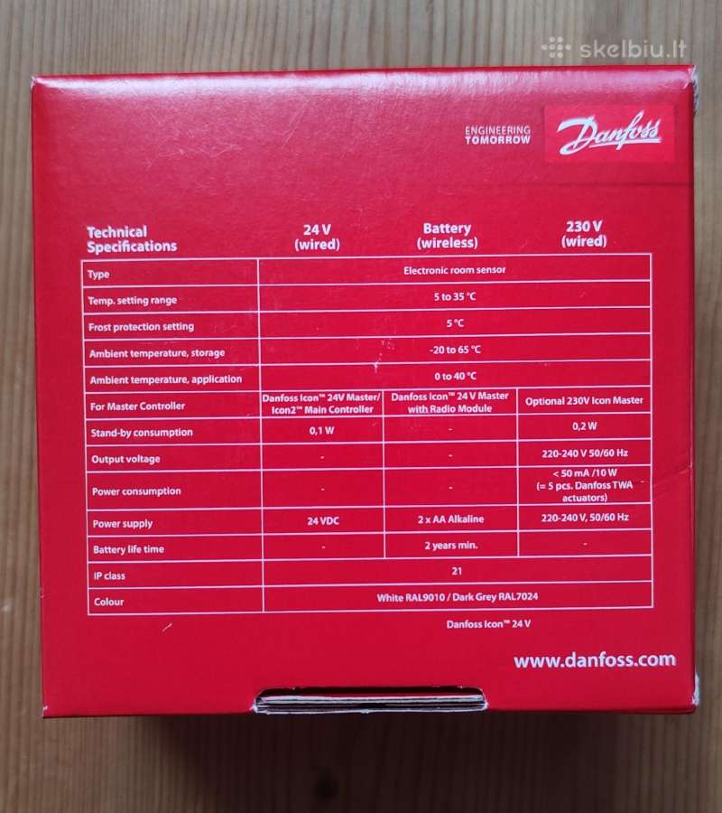 Patalpos termostatas Danfoss Icon - nuotraukos Nr. 4