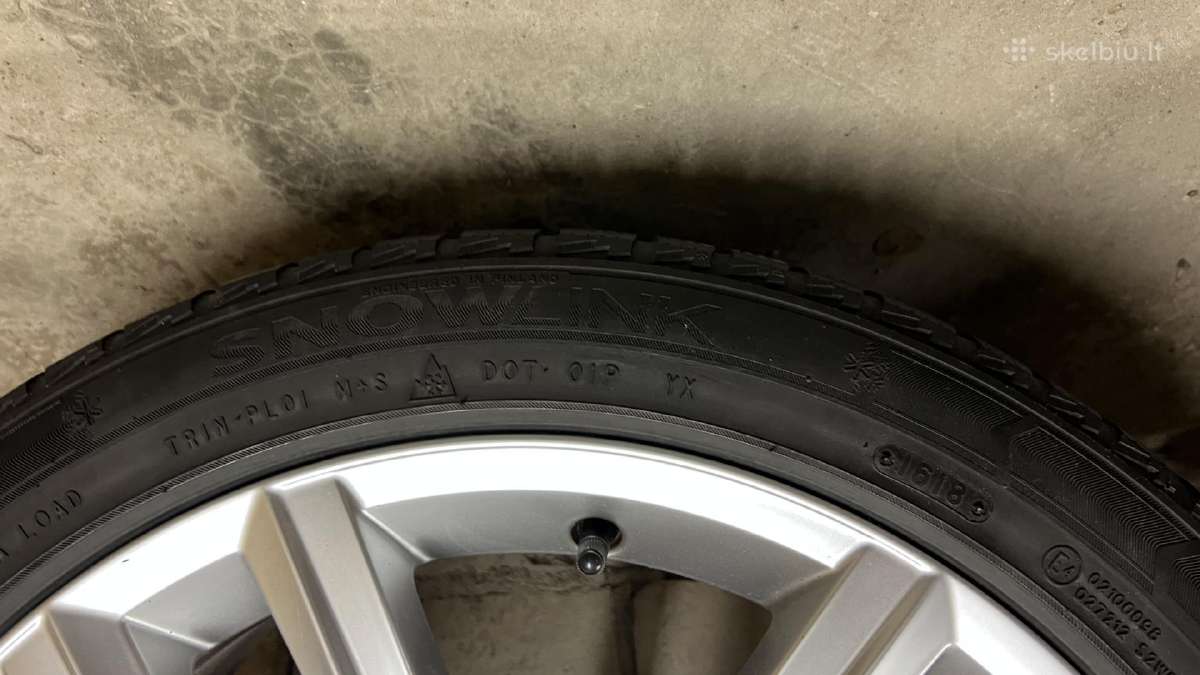 Oem VW ratlankiai R18 su žieminėmis padangomis - nuotraukos Nr. 10