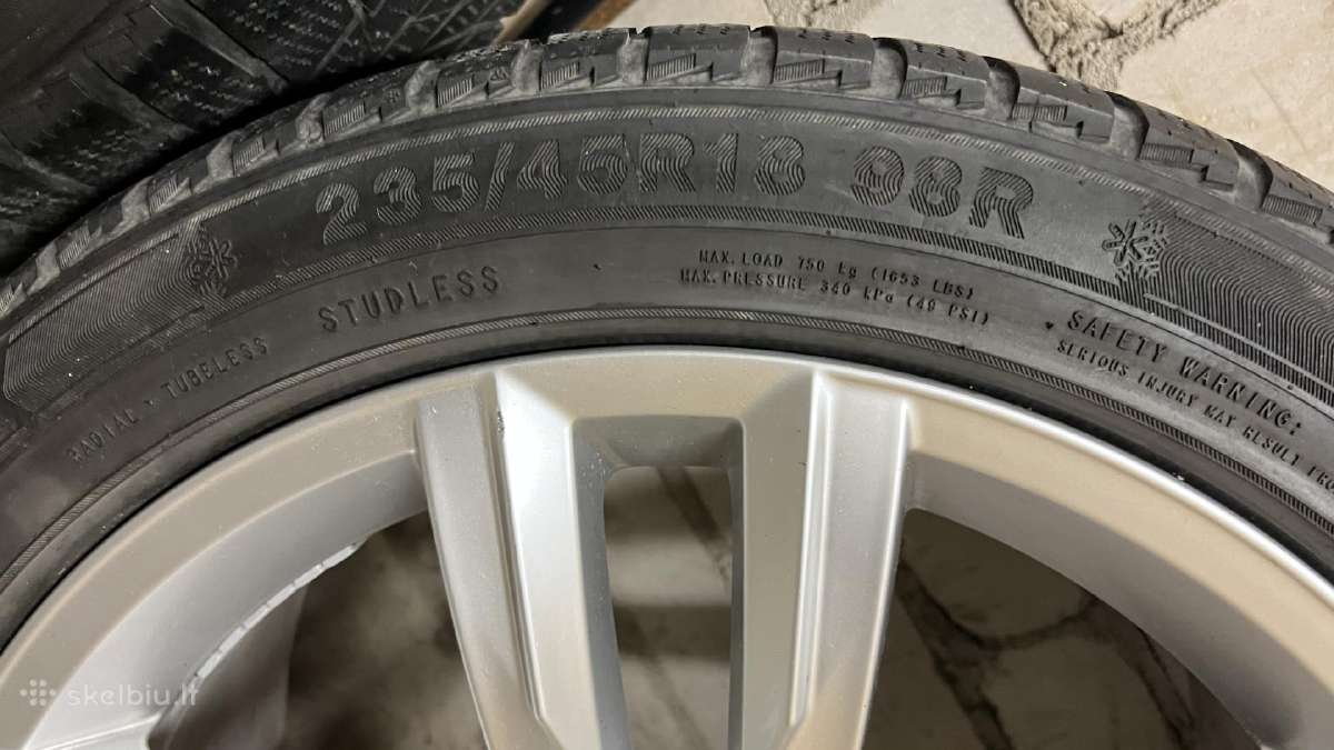 Oem VW ratlankiai R18 su žieminėmis padangomis - nuotraukos Nr. 11