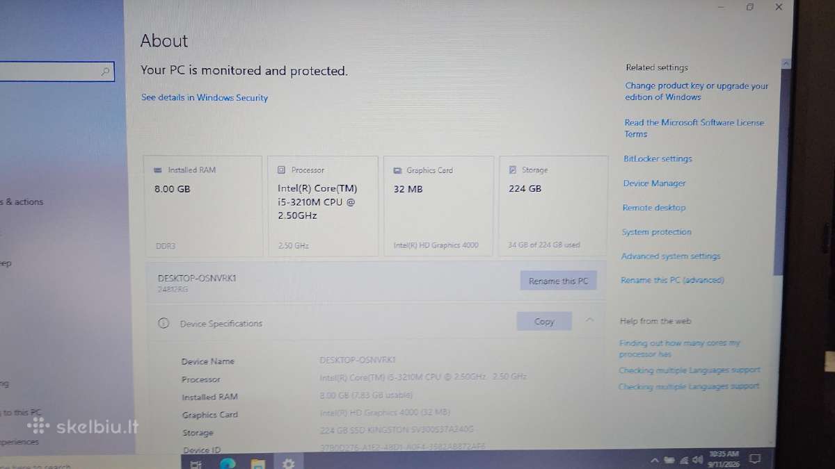 Lenovo Thinkpad L530,15.6"HD - nuotraukos Nr. 7