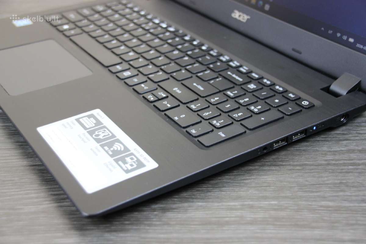 Acer 15,6 LED Pentium N5000 250gb SSD 8gb - nuotraukos Nr. 5