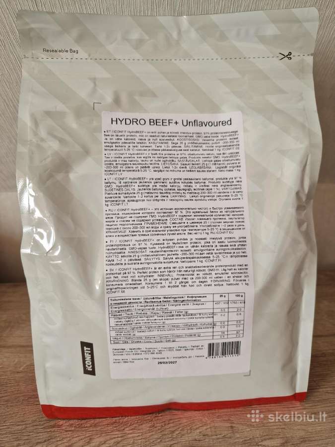 Iconfit Hydrobeef Isolate 1 kg - nuotraukos Nr. 2
