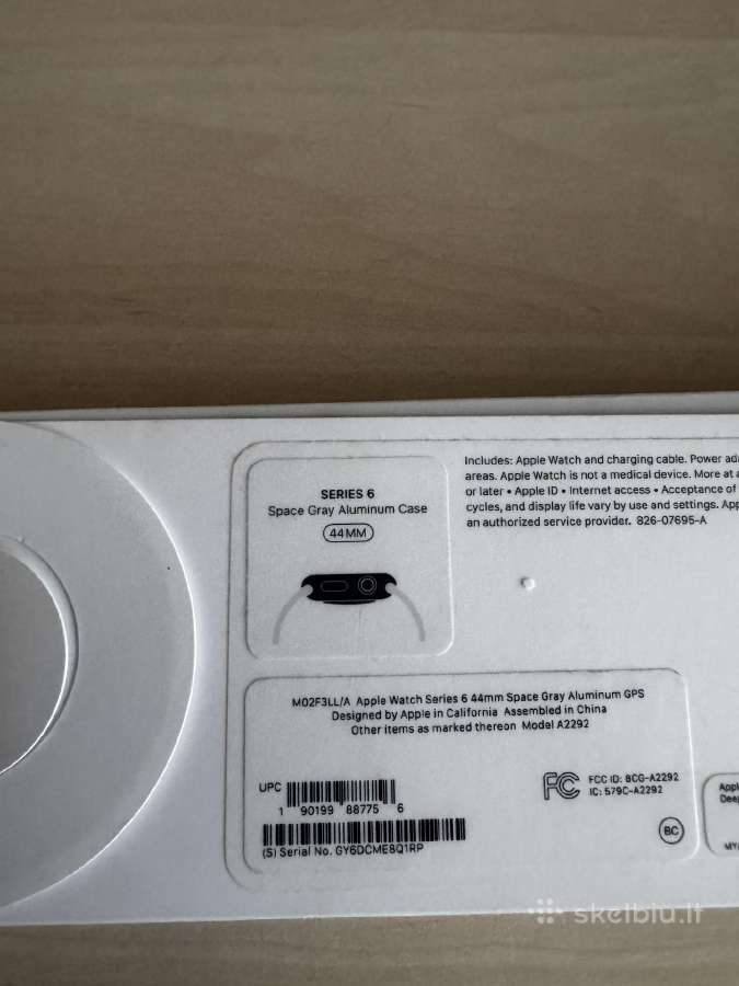 Apple Watch Series 6 44mm Aluminum - nuotraukos Nr. 3