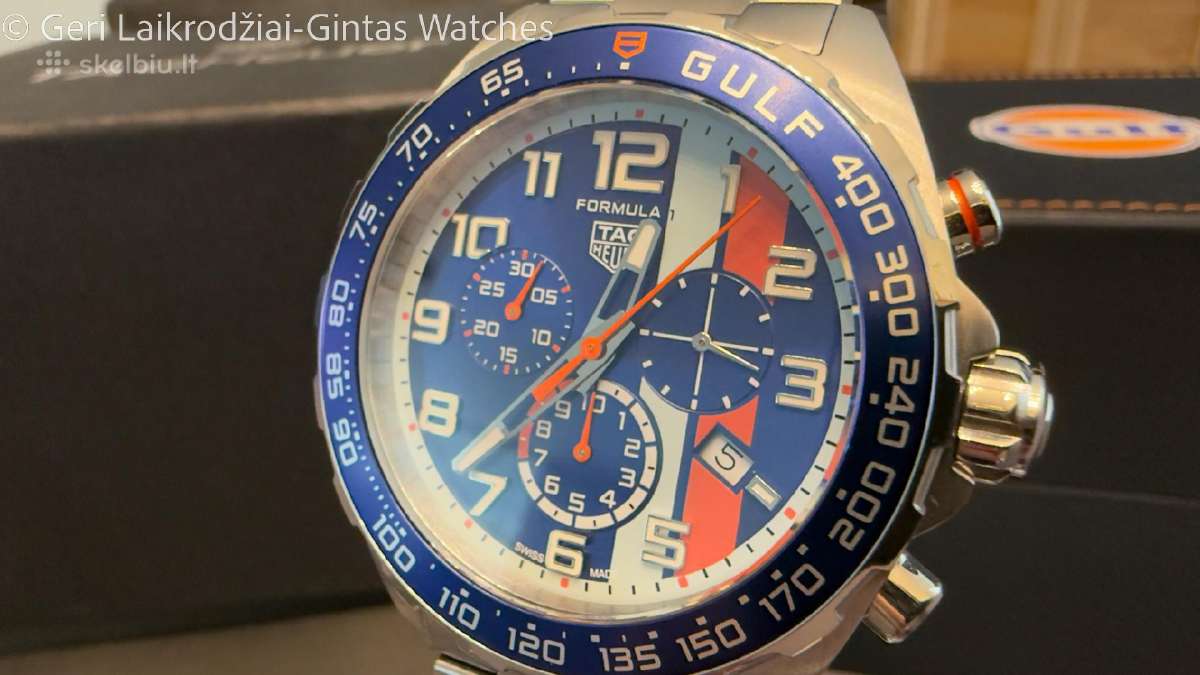 Tag Heuer Formula 1 Gulf Edition - nuotraukos Nr. 4