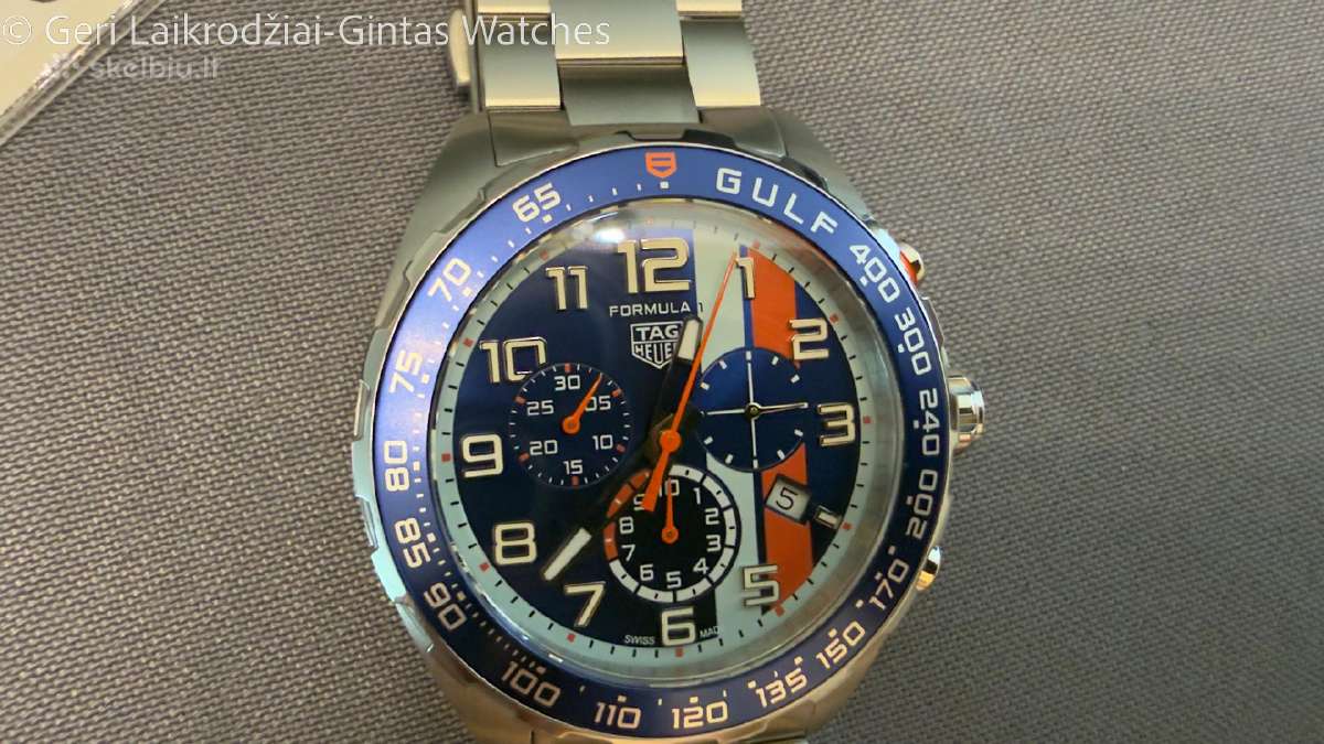 Tag Heuer Formula 1 Gulf Edition - nuotraukos Nr. 12