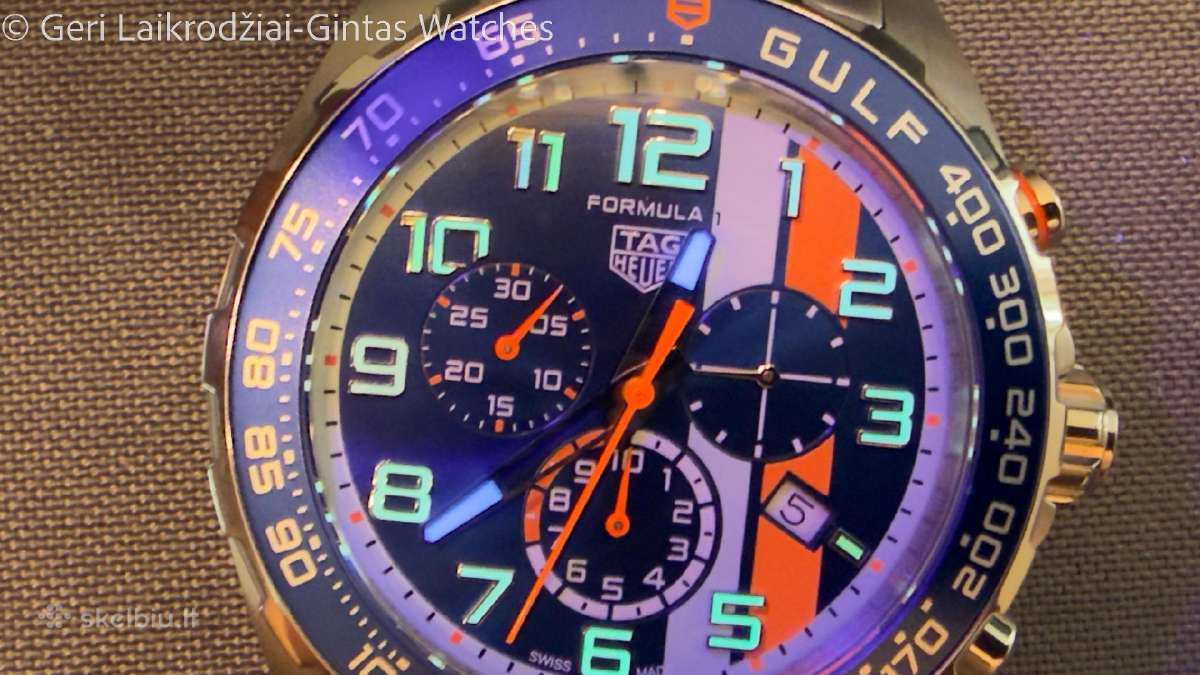 Tag Heuer Formula 1 Gulf Edition - nuotraukos Nr. 15
