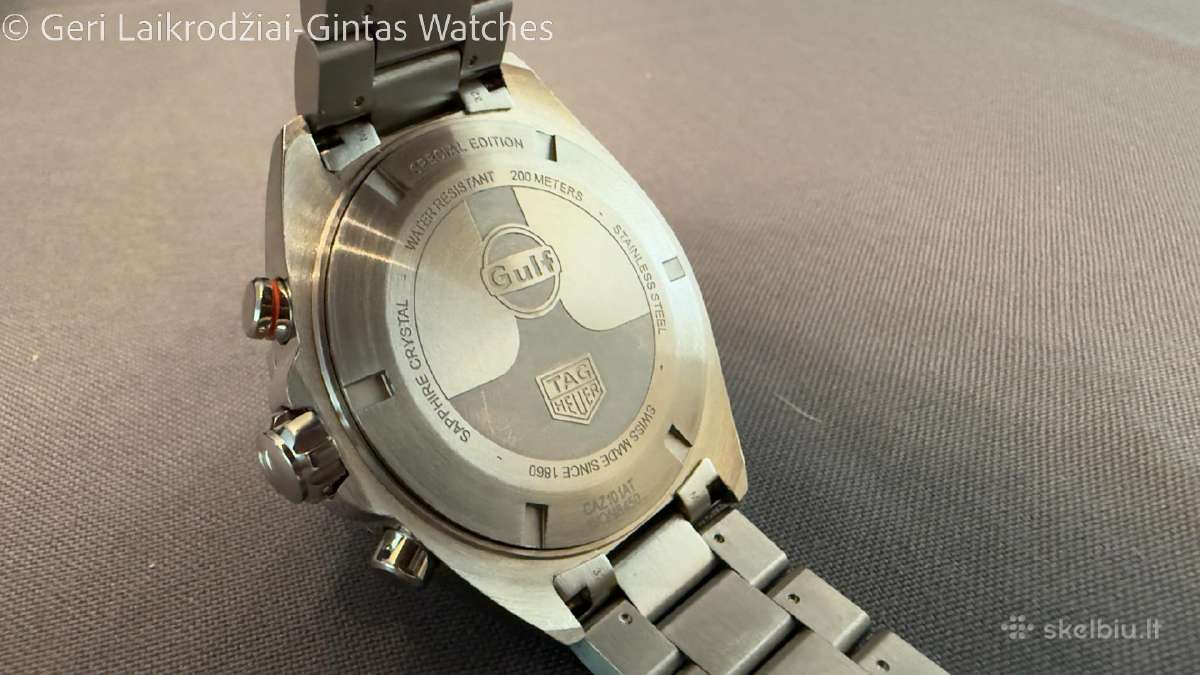 Tag Heuer Formula 1 Gulf Edition - nuotraukos Nr. 20