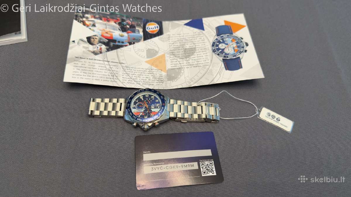 Tag Heuer Formula 1 Gulf Edition - nuotraukos Nr. 21
